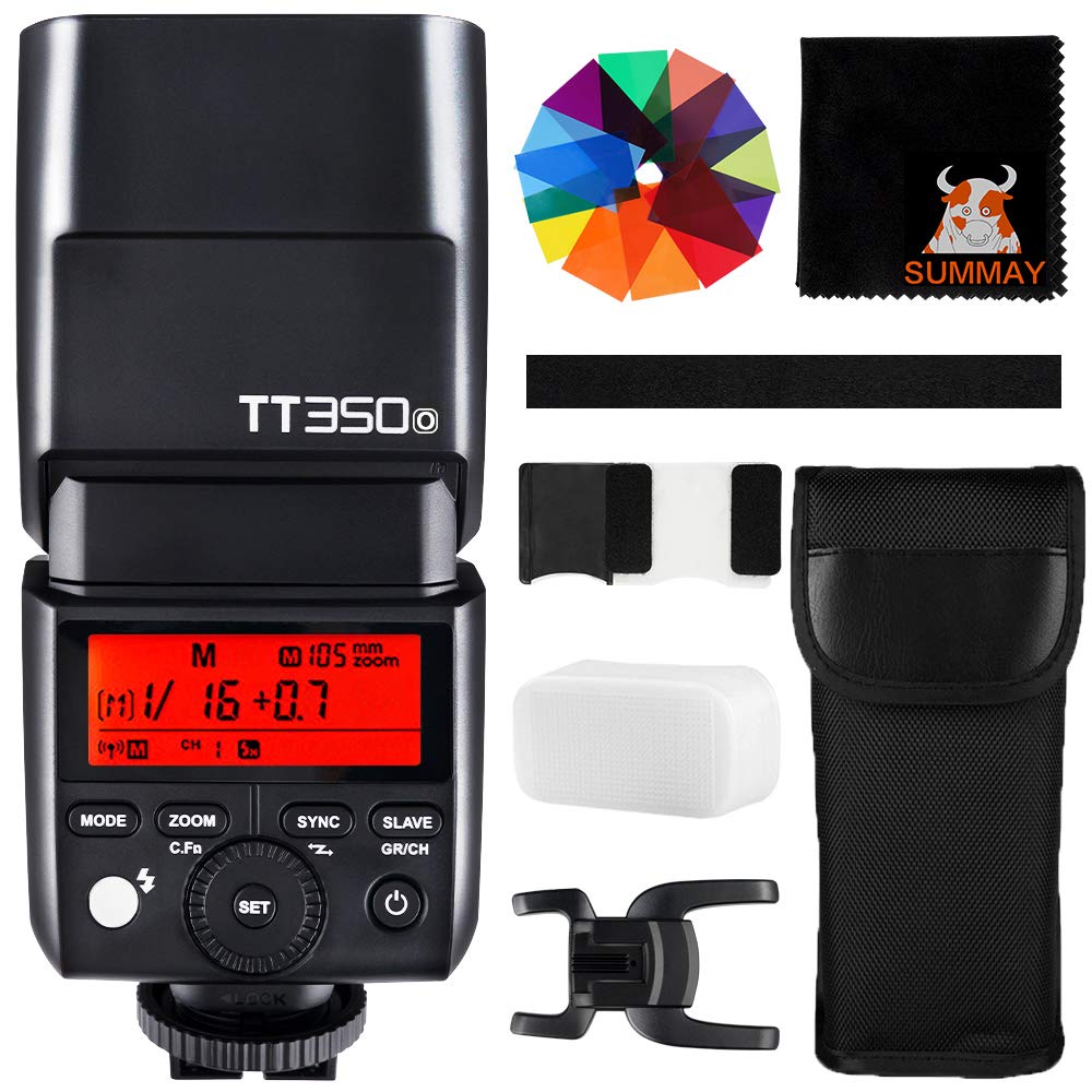 

GODOX TT350O Strobe for TTL High Speed Sync GN36 Compatible with Olympus Camera Mini Camera Flash Light Olympus/Panasonic 1/8000s [Item]
