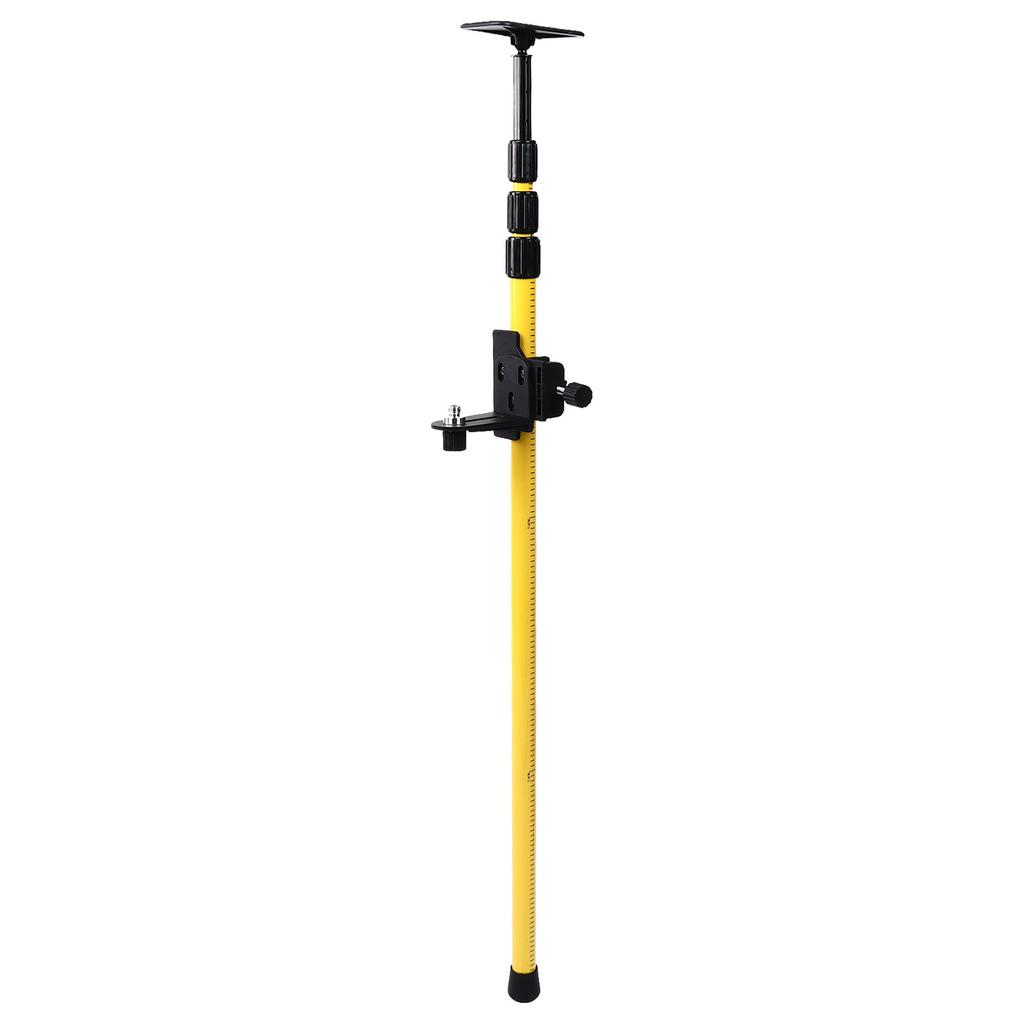 2.8 Meter Laser Leveling Telescoping Pole Adjustable Mounting Pole for Rotary and Line Lasers