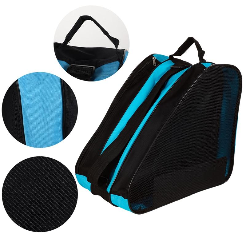 Portable Roller Skates Bag Ice Skating Bag Large Capacity Breathable Kids Inline Skates Bag Skates Storage Bag Skating Shoes Bag