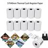 Cash Register Thermal Paper Rolls 57x40mm Receipt Paper Rolls Point of Sale Thermal Printer Paper Credit Card Paper Supermarket