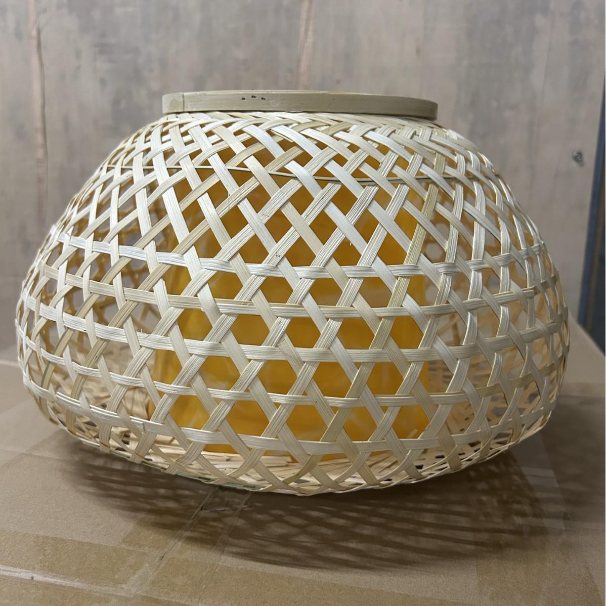 Southeast Asia Zen Hotel & Restaurant Bamboo Lantern Chandelier