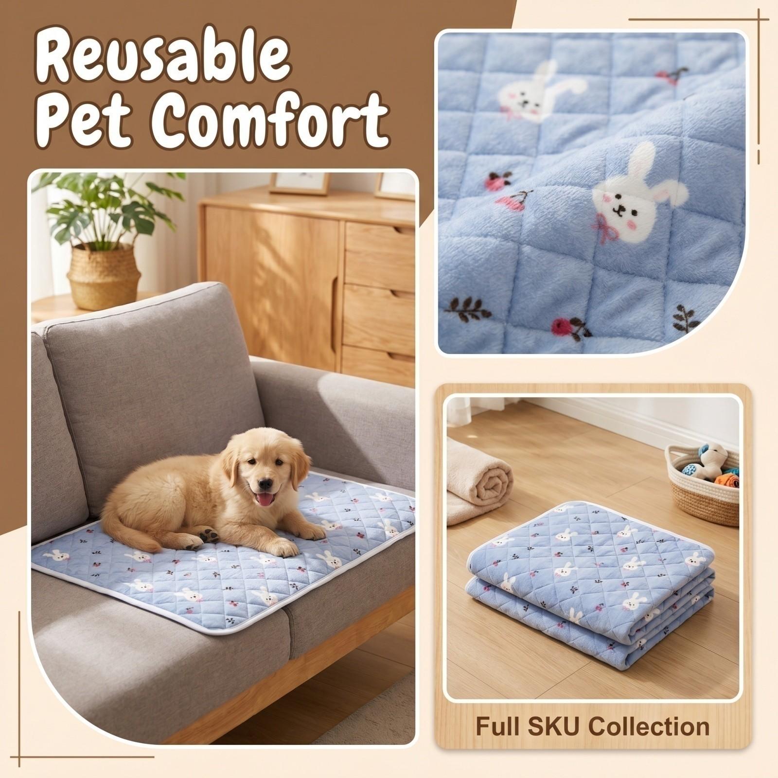 Reusable Pet Pee Pad Non- Quick-Dry for Dogs and Cats S