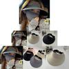 Foldable Wide Brim Sun Hat For Women Lightweight Uv Protection Summer Visor Cap