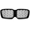 Diamantoptik Frontstoßstange Nierengrill für BMW X3 G01 X4 G02 2022 2023 2024 M40i sDrive20i M Sport Mittelgitter Gitter