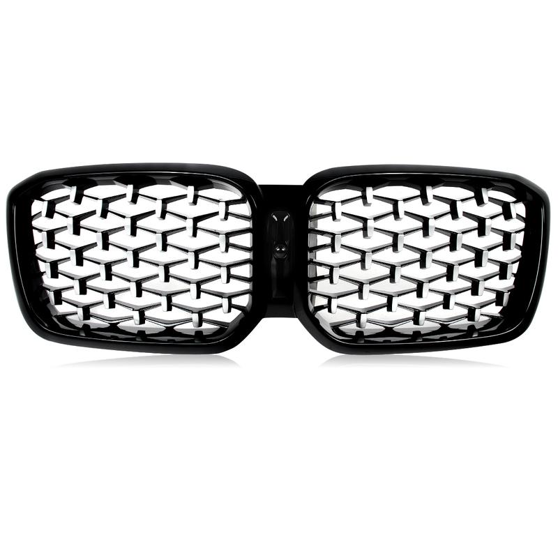 Diamantoptik Frontstoßstange Nierengrill für BMW X3 G01 X4 G02 2022 2023 2024 M40i sDrive20i M Sport Mittelgitter Gitter