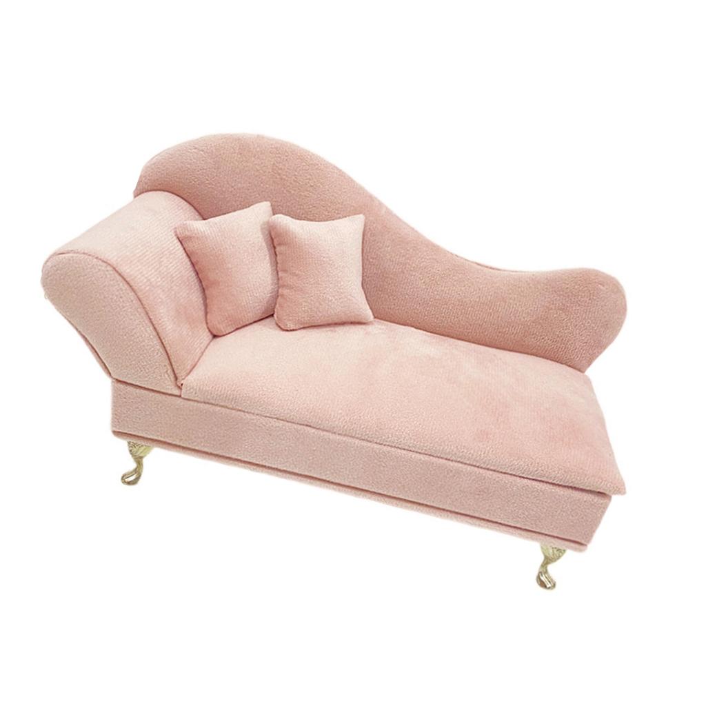 Puppenhaussofa im Maßstab 1:6 Schmuckaufbewahrungsbox für Feengartenszene und Requisiten für Rollenspiele