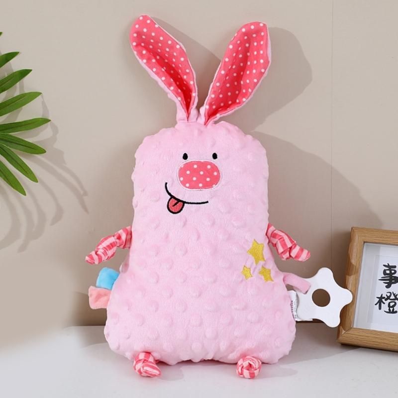 Kreskówkowa uspokajająca lalka, zabawka, poduszka dla malucha, miękkie, delikatne podparcie pluszowe do spania w pokoju dziecka