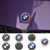 Drswk4 2Pc ABS 82mm 74mm Car Front Hood Emblem Rear Boot Trunk Logo For BMW M G20 G32 G11 X3 X5 X4 X6 X7 G30 G12 F40 F30 X1 Accessories