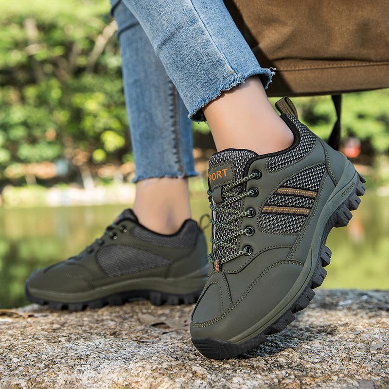 TUINANLE Zapatillas de Senderismo para Mujer Zapatillas de Exterior Resistentes al Desgaste Hombres Zapatillas de Trekking Caminar Caza