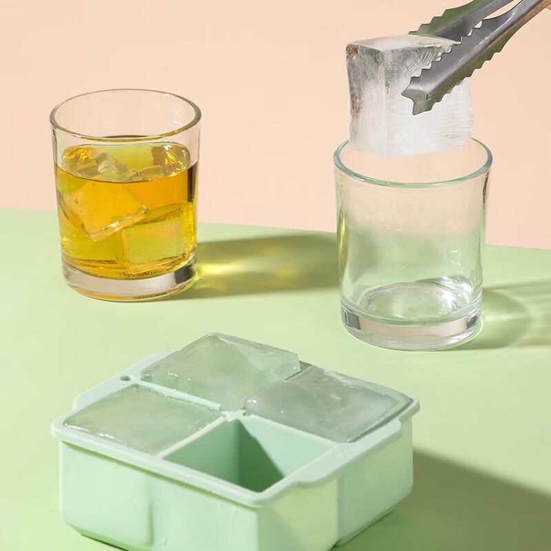 Baijie Food-Grade Silicone Large Ice Cube Mold Tray