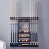 Solid Wood Wall-Mounted Billiard Cue Rack