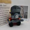 Roblox Minigunner Masked Man Plush Doll: Soft Stuffed Collectible Figure With Detachable Mask