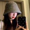 Wool Fisherman's Hat Children Autumn and Winter Plain and Versatile Warm Washbasin Hat Fashion Bucket Hat
