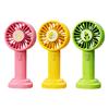 Handheld Fan Cartoon Pet Pattern Multi-Speed Silent Motor USB Rechargeable Portable Desktop Cooling Fan