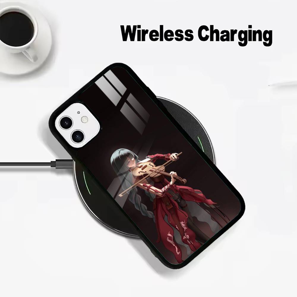 Wuthering Waves WuWa Phone Case For IPhone17 16 15 14 13 12 11 Pro Max 16/15/14Plus Wireless Charger Cover Funda