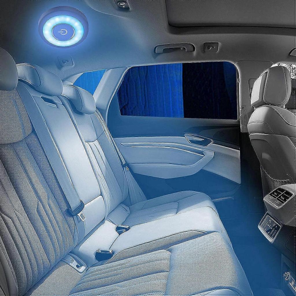 Car Roof Light (3 Light Colors), Wireless Rechargeable LED Light with Magnetic Suction Cup for Vehicle, RV, Truck, Camping, Bedroom