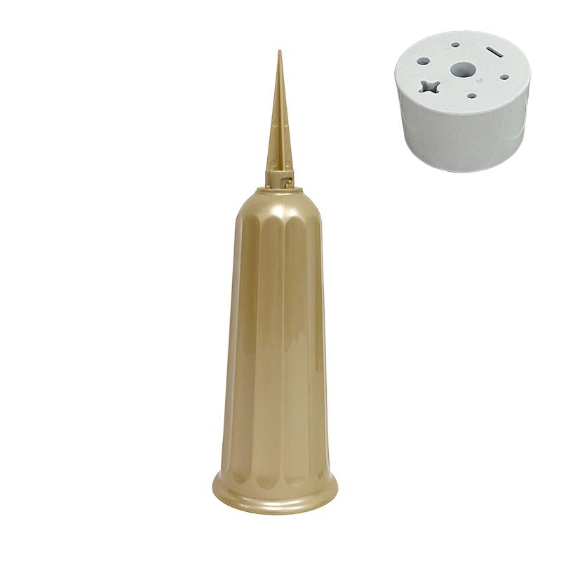 1/2Pcs Cemetery Vase With Spikes Plastic Floral Vase Holder For Gravestone Grave Yard Ground Outdoor Flower Marker Decorations