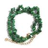 1 Strand 43cm Irregular Gravel Bead Choker Necklace Natural Stone Crystal Necklace Lobster Clasp Chain For Women Jewelry Gift