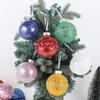 Christmas Balls Ornaments 9 Pcs 8CM Hanging Pendants for Tree Decoration Suitable for Weddings and Celebrations