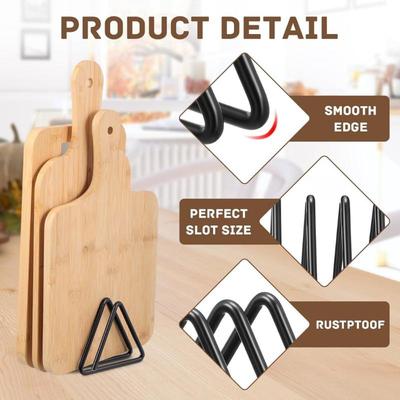 Iron Cutting Board Stand Kitchen Storage Rack For Cutting Boards Kitchen Storage Organizer Stand For Cutting Boards For Easy