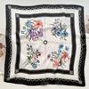 Spring and Summer Graffiti Flowers 71 * 71 Square Scarf Travel Sunscreen Headscarf Practical High-end Scarf for Mother