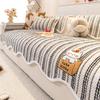 Cartoon Sofa Cover Cloth Thickened  New Fixed Anti Slip Cushion One-Piece Laying Sofa Cover Soft Autumn And Winter Seasons