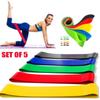Bands Resistance Workout Loop Set Crossfit Fitness Yoga Booty Leg Exercise Band