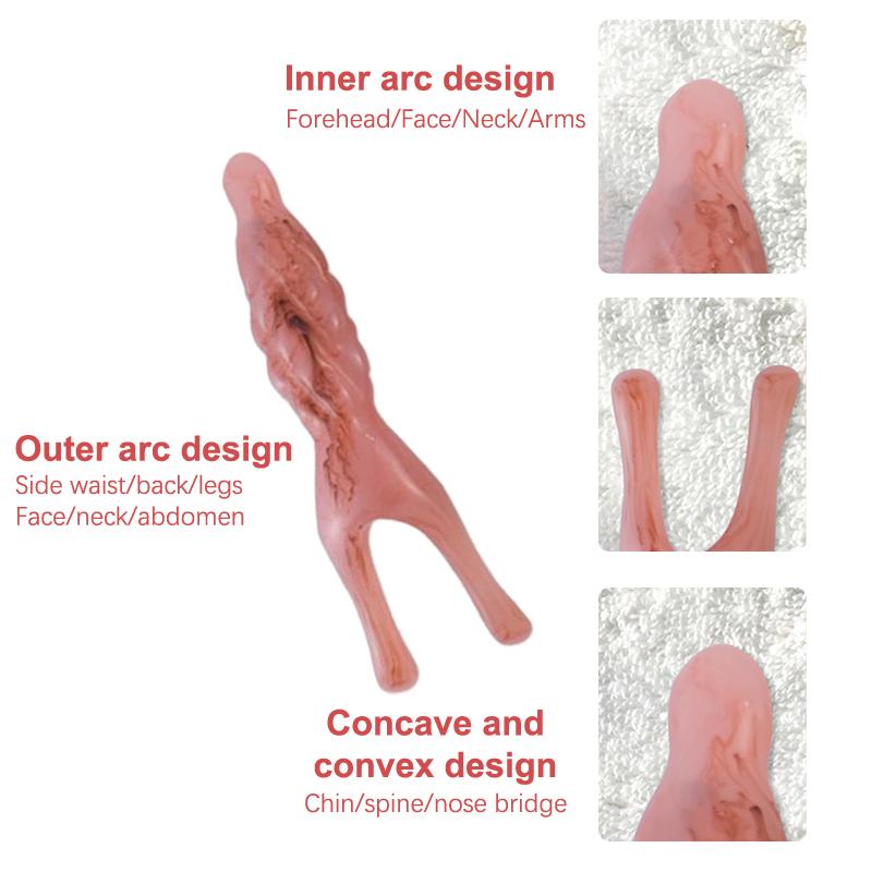 

1 шт., массажер для носа из смолы, скребок для носа Гуа Ша, инструменты для подтяжки носа