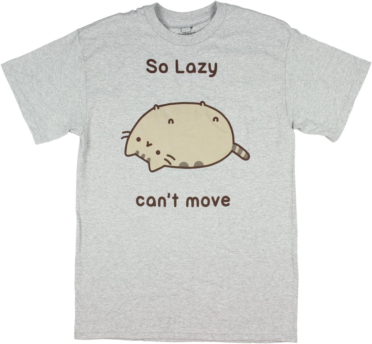 Мужская футболка Pusheen Так ленив, что не могу двигаться S разноцветный