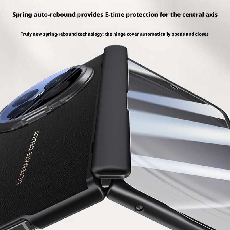 Podwójny ekran Owinięty z Magnetycznym Zawiasem Stojak na Obiektyw Uchwyt Etui Dla Telefonu Komórkowego Oppo Find N6 Pokrowiec Ochronny na Tył