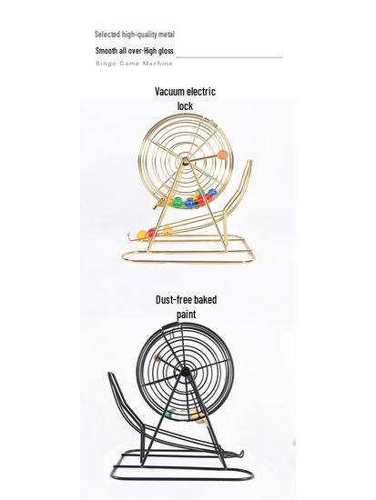 Mini Manuelle Bingo-Lotteriemaschine für Kinder oder Veranstaltungen