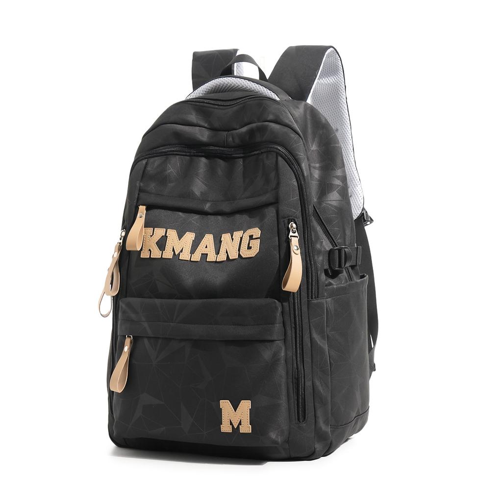Schoolbag High Value Middle and High School Student Schoolbag Korean Version Fashionable Simple Computer Bag Outdoor Travel Cool Large Capacity