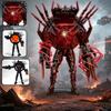 New 3D Printed Skibidi Figures Toilets Speakerman Spider Monitoring 2.0 Interceptor Warrior Vacuum Models for Kid Birthday Gif