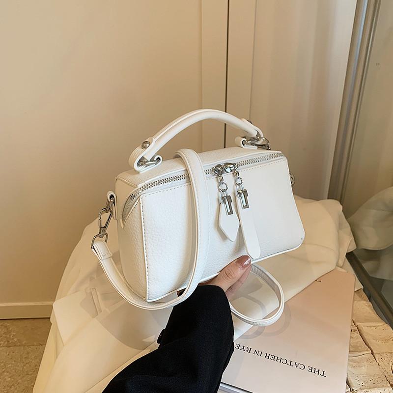 Minimalist Pu Small Square Bag For Daily Casual Wear