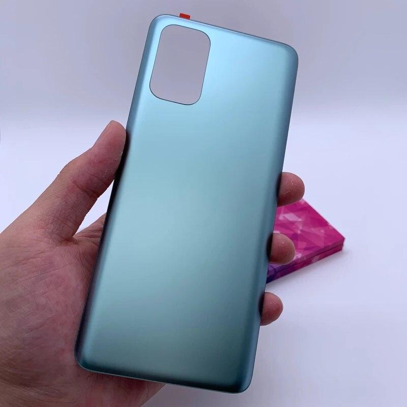 

Задняя крышка для Oneplus 9R 1 + 9r, крышка батарейного отсека, стеклянный корпус, ремонт задней двери, запчасти с объективом камеры Green no lens