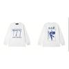 Washed Vintage Distressed Cotton Long Sleeve Tee Oversized Streetwear Style Men Casual Daily Wear
