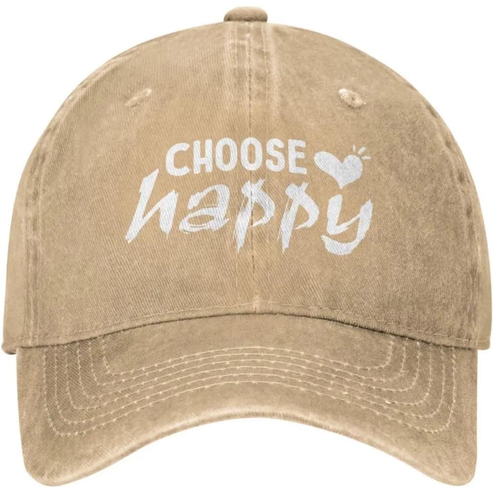 Workout Hats for Men Chooses Happy Retro Hat for Women Baseball Hats One Size Trucker Hat