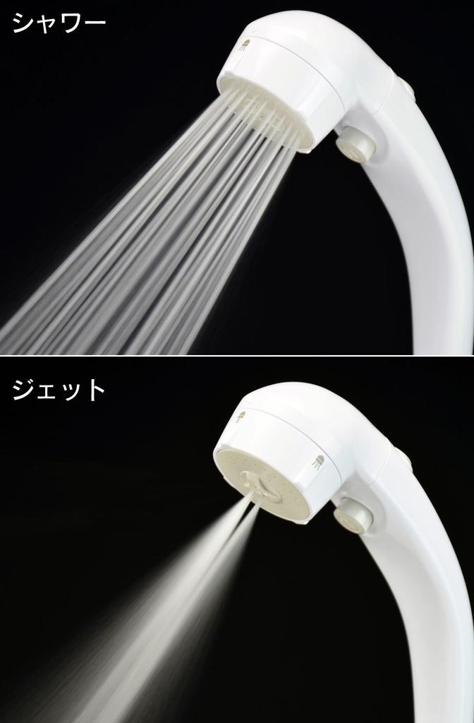 GAONA Shower Head Stop water easy to water low water pressure (Jet flow, clean, 30% saving, compatible, white) GA-FC030
