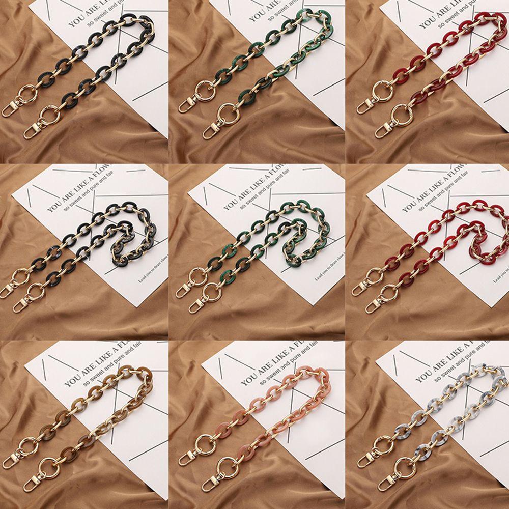 DIY Detachable Crossbody Bag Belt Acrylic Purse Strap Removable Bag Handle Hardware Bag Chain