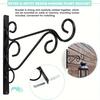 Hanging Iron Art Flower Pot Stand2-4Wall-Mounted Green Radish Succulent Hanging Basket Stand for Outdoor Balcony Use