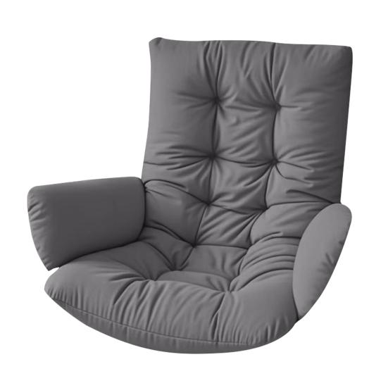 Waterproof Egg Chair Cushion Thicken Patio Hanging Basket Chair Cushion Egg Chair Cushion with Armrests for Indoor Outdoor Basket Swing