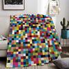 Abstract Art G-Gerhard Richter Throw Lightweight 240g Flannel Blanket Soft Skin-friendly for Summer Cooling