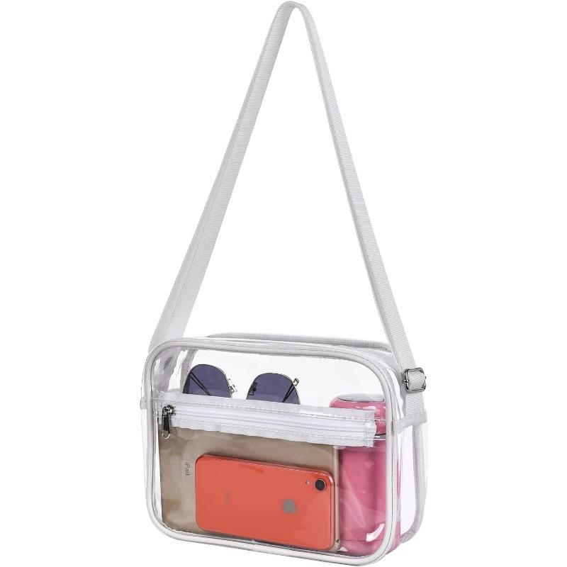 Store the new transparent pvc messenger bag, go out portable travel bag beach travel bag