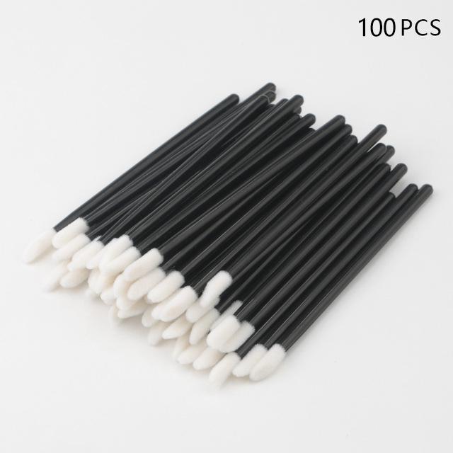50Pcs Disposable Crystal Eyelash Brush Lashes Micro Lip Brushes Supplies Applicator Cleaner Beauty Eyelash Extension Tools
