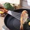 Rutschfester Edelstahl Bratwender Steakspatel Küchenkochgeschirr