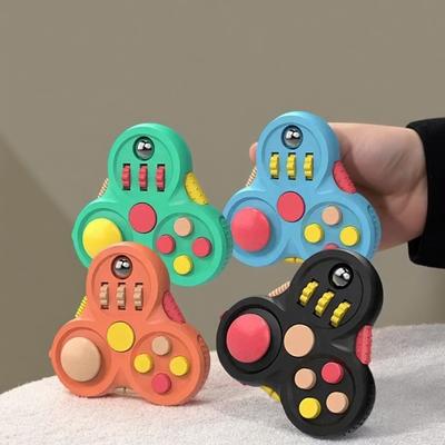 Retro Classic Fidget Pad Controller 8-Function Handheld Game Fidget Toys Packs - Stress Relief Sensory Toys for Kids Adults ADHD