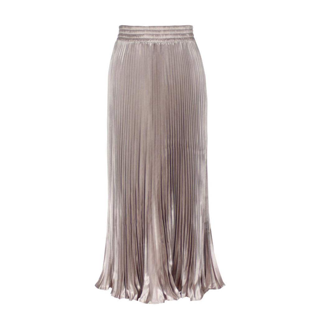High Waist Satin Pleated Fishtail Skirt - 1 Meter Long Women's Dance Skirt with Large Swing and Medium Length.