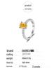 S925 Sterling Silver Egg-Shaped Women's Ring: Yellow, Green, Blue, Sea Blue Diamond, Korean Style