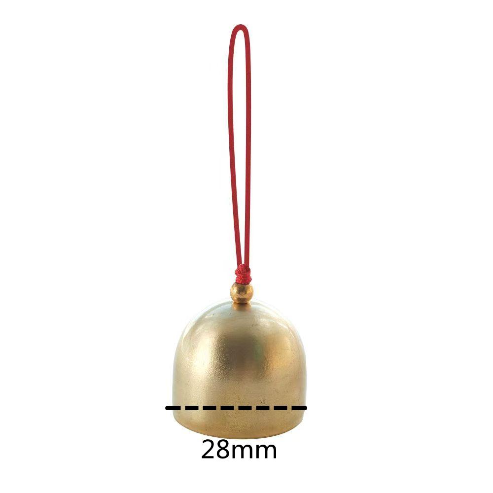 

12pcs Wind Chimes Accessories Metal Little Bells Diy Wind Chime Materials Christmas Bells Home Decoration Hanging Accessories Rope random color