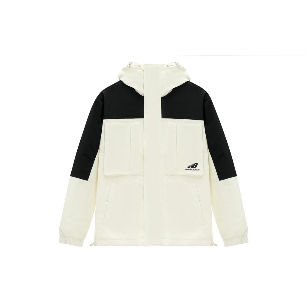 New Balance Jackets Men's White Hooded Moderate Other AMJ31304-CIC